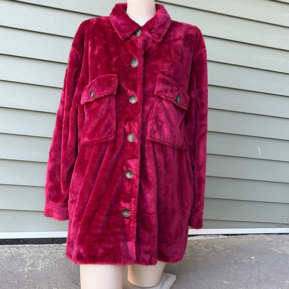 AP NY Jackets & Blazers - Like new AP•NY hot pink button-down lined jacket